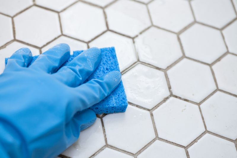 Cleaned Tile Surface